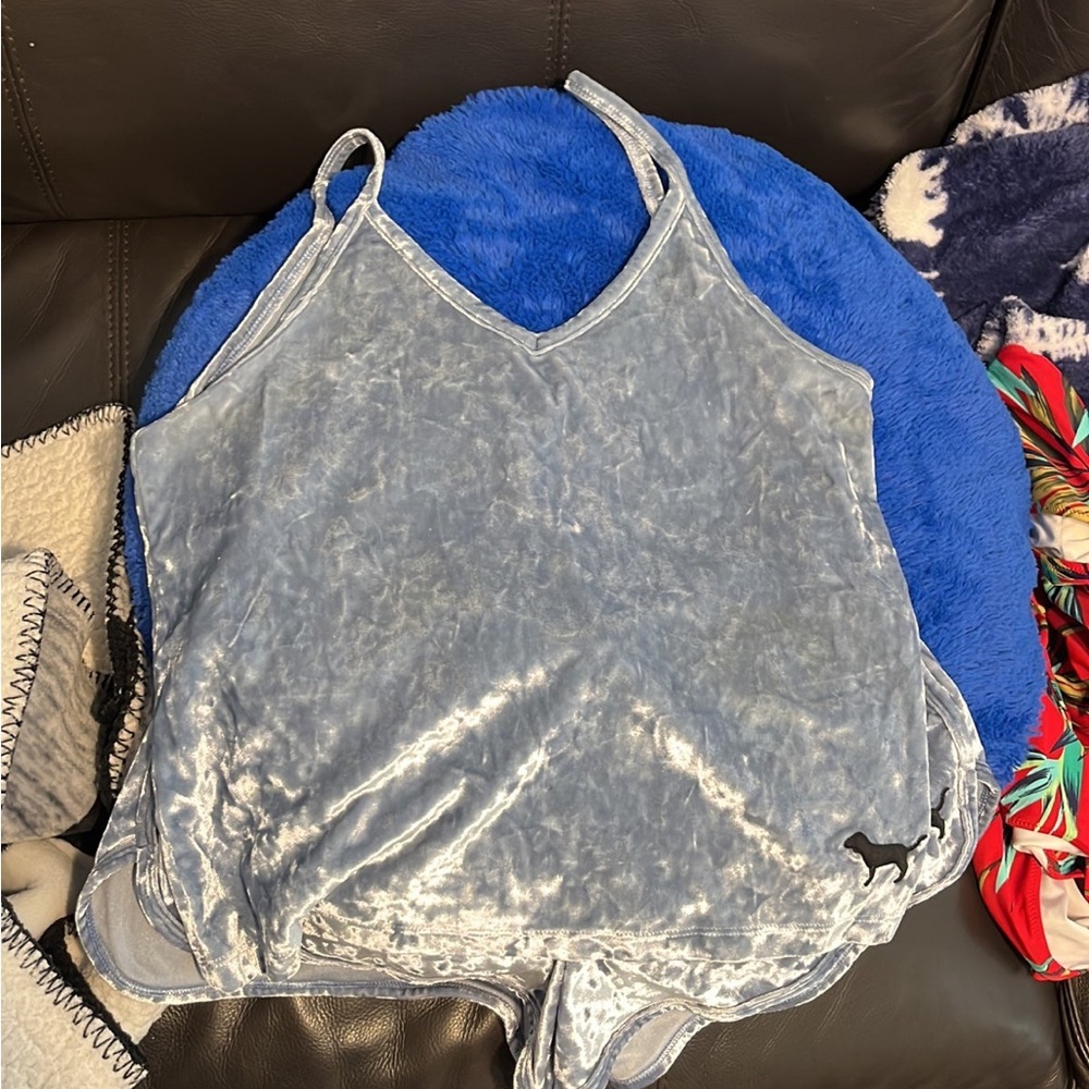RARE VS PINK Velvet PJ set S